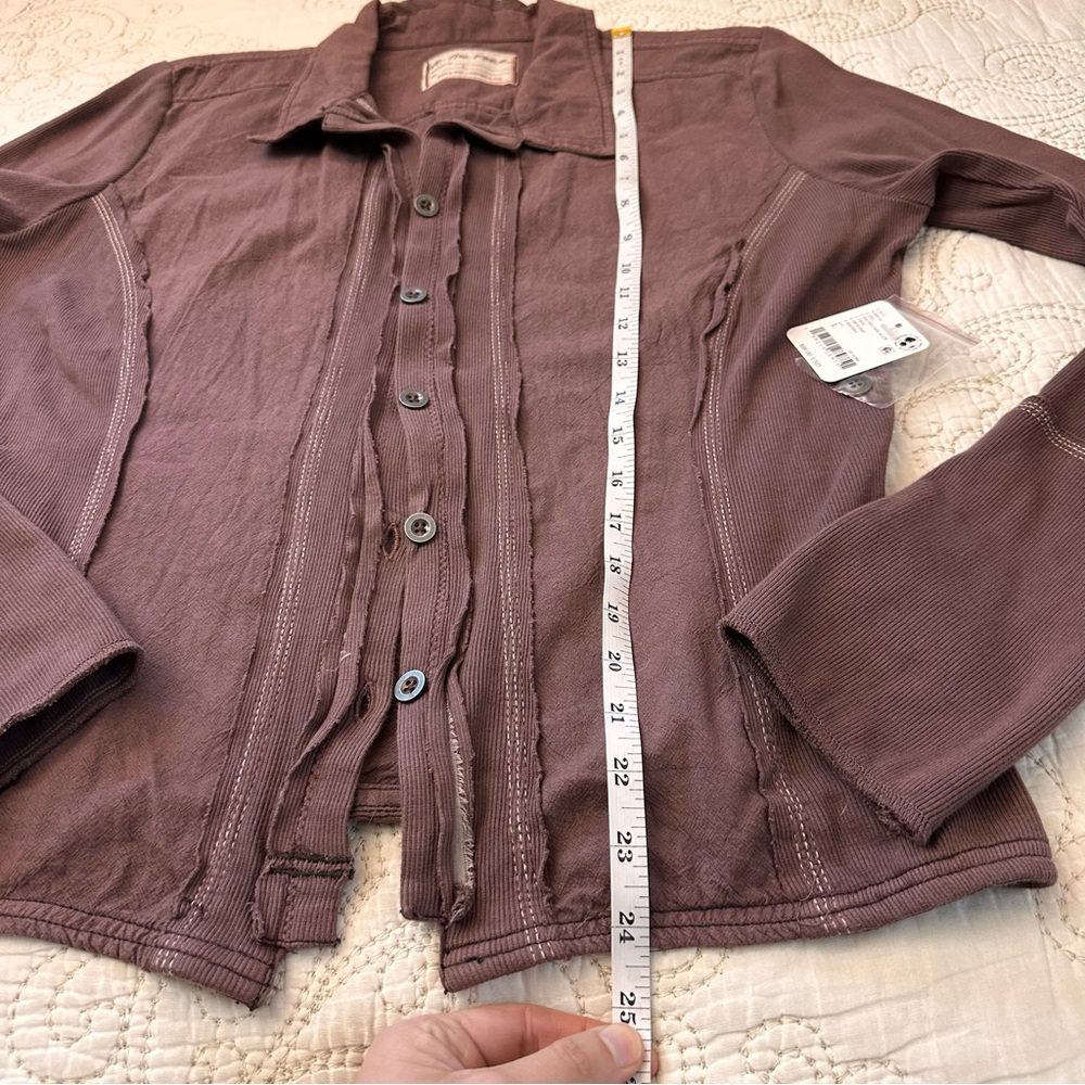 New FREE PEOPLE We The‎ Free Tiny Woven Top / Shaved Chocolate Combo - Picture 6 of 8